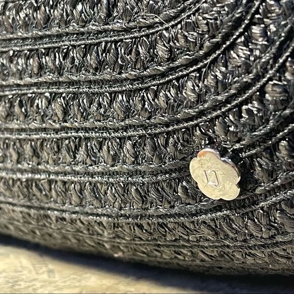 Eric Javits Jav III Squishee Tote Bag, Black/Bone - Picture 9 of 15